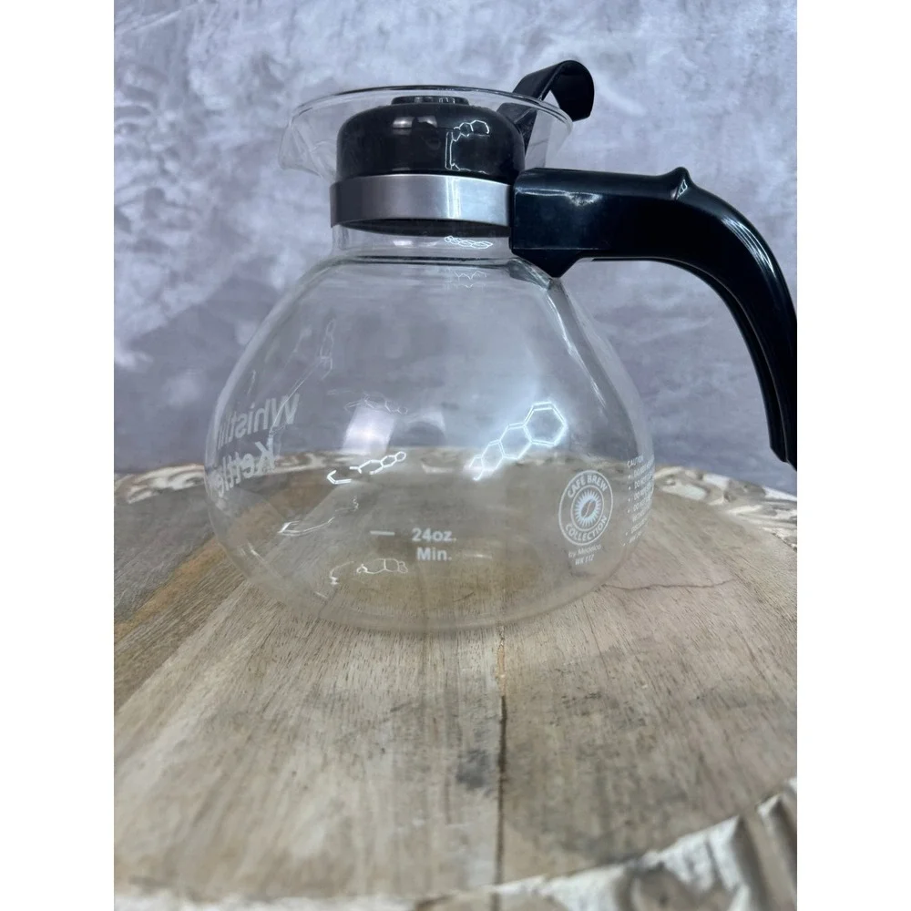 Glass‎ Whistling Kettle 24oz Min Cafe Brew Collection Pour Over Coffee